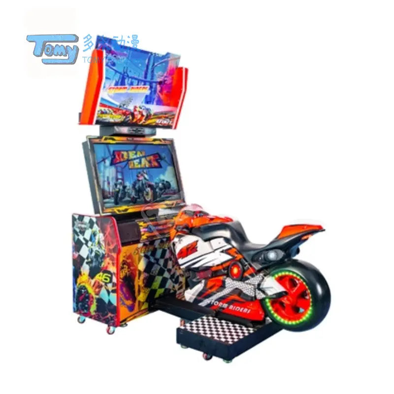 Dead Heat Riders Storm Riders Motorcycle racing arcade game machine Tomy Arcade