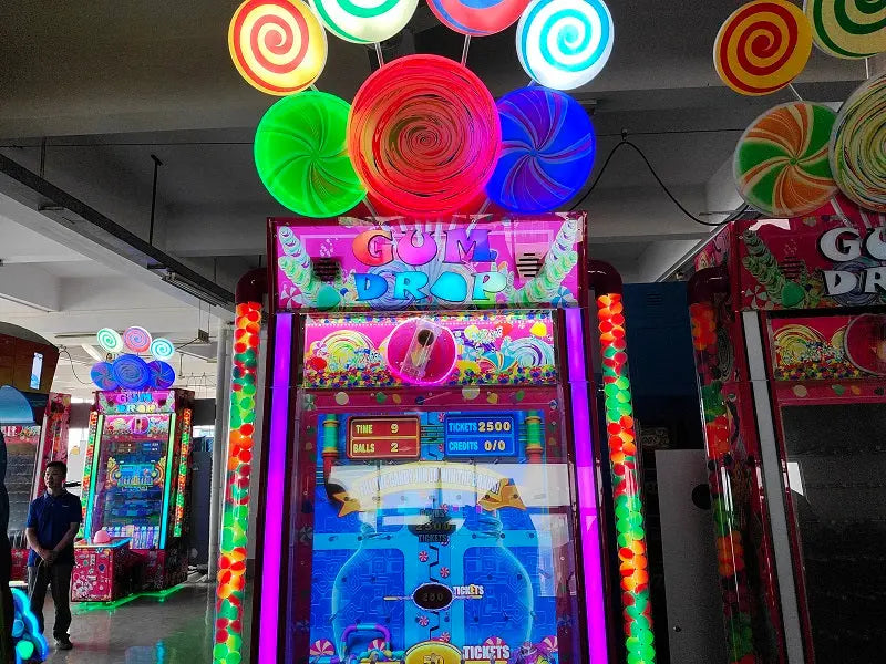 Gum drop Lottery Redemption game machine Lottery