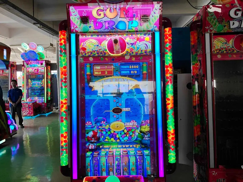 Gum drop Lottery Redemption game machine Lottery