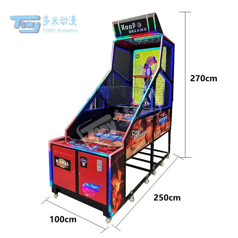 Hoop Dreams basketball game machine Amusement Coin Operated 55 inch LCD screen Shooting sports arcade games Sport series