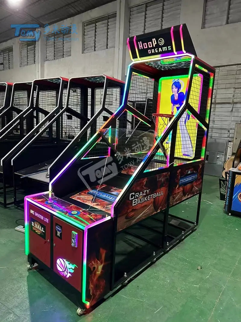 Hoop Dreams basketball game machine Amusement Coin Operated 55 inch LCD screen Shooting sports arcade games Sport series