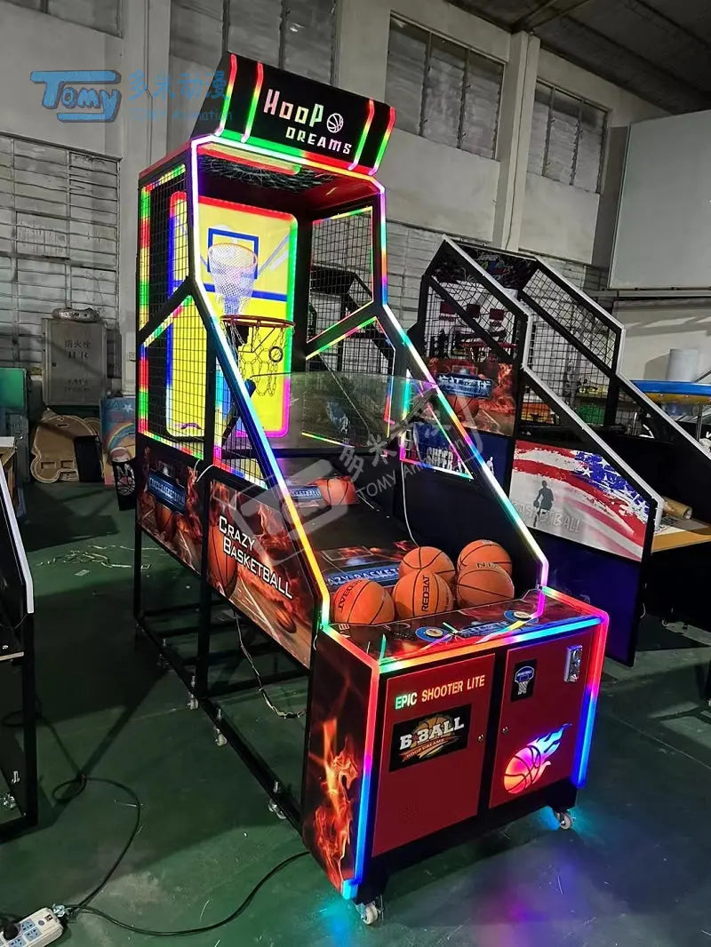 Hoop Dreams basketball game machine Amusement Coin Operated 55 inch LCD screen Shooting sports arcade games Sport series