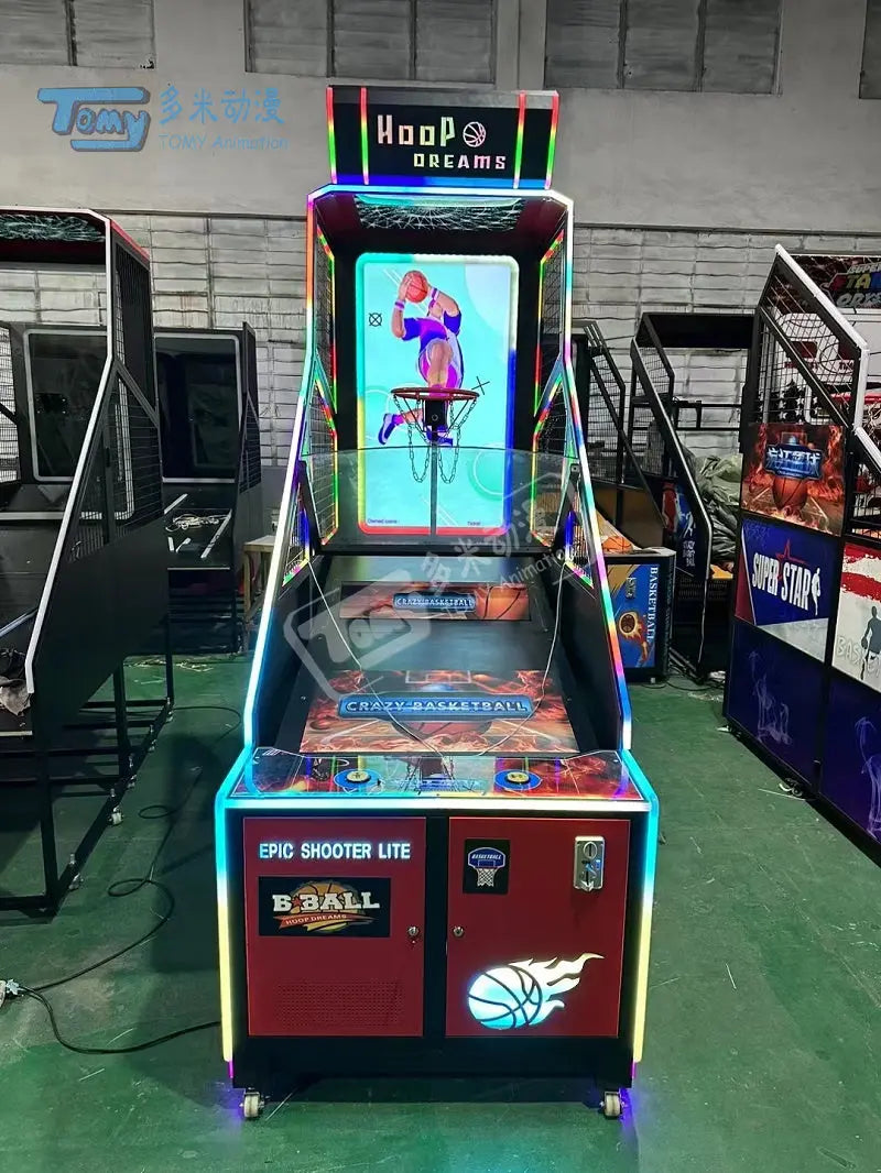 Hoop Dreams basketball game machine Amusement Coin Operated 55 inch LCD screen Shooting sports arcade games Sport series