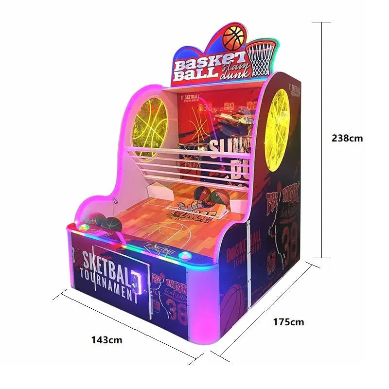 Kids Basketball sport game machine for 2 players Sport series