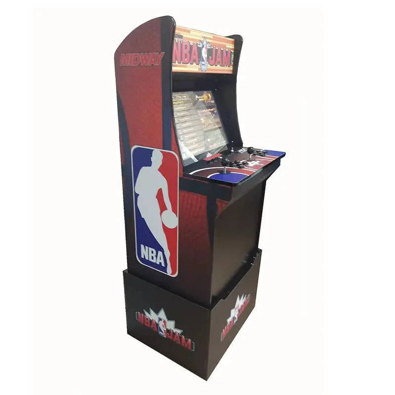 NBA Upright Arcade DIY Classic Cabinet Machine 22 inch 9800 in 1 Multi Games Wooden Arcade