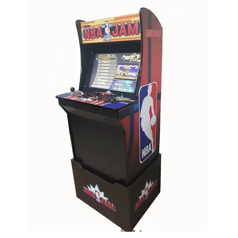 NBA Upright Arcade DIY Classic Cabinet Machine 22 inch 9800 in 1 Multi Games Wooden Arcade