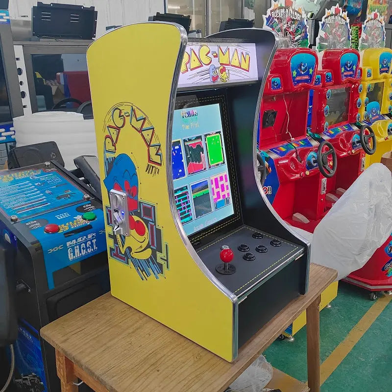 Pacman arcade mini game machine Hot Selling FEC 60 in 1 Coin Operated games Wooden Arcade