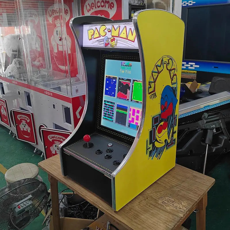 Pacman arcade mini game machine Hot Selling FEC 60 in 1 Coin Operated games Wooden Arcade