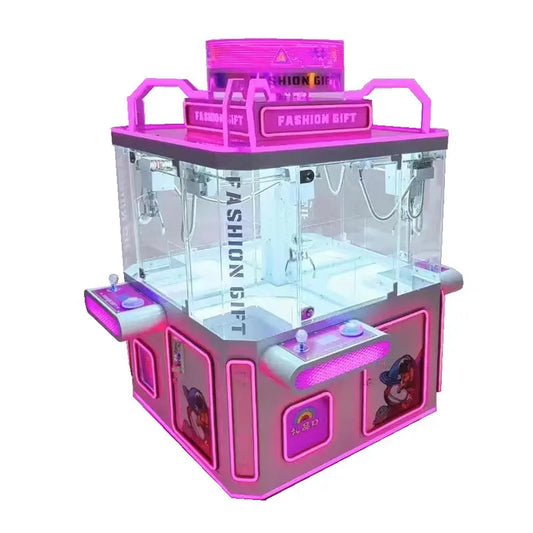 Pink Love MINI Claw machine gift vending crane for 4 players Gift