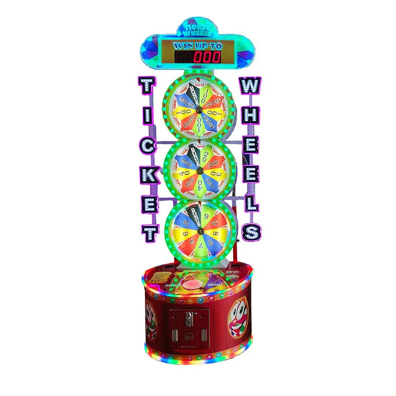 Ticket Wheels Lottery Redemption arcade game machine Lottery