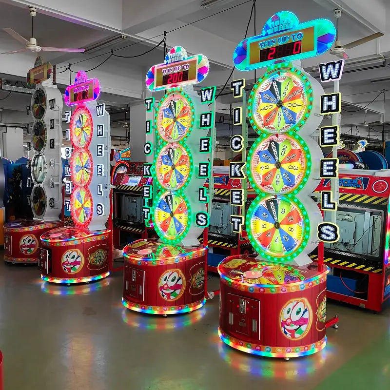 Ticket Wheels Lottery Redemption arcade game machine Lottery