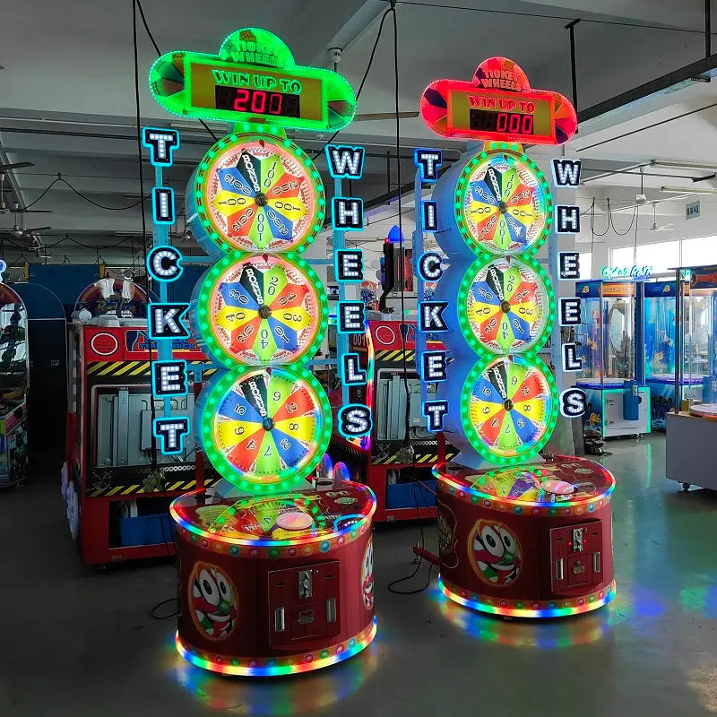 Ticket Wheels Lottery Redemption arcade game machine Lottery