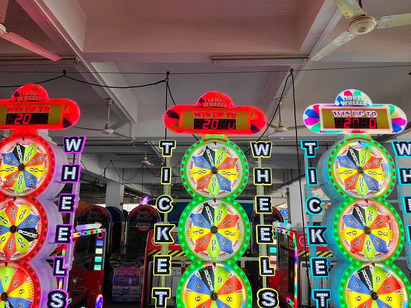 Ticket Wheels Lottery Redemption arcade game machine Lottery