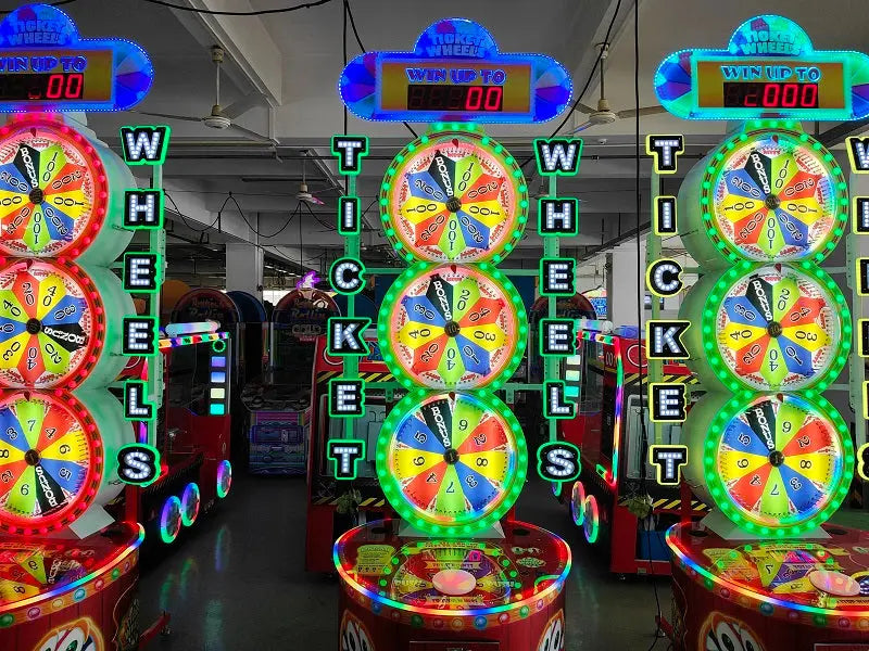 Ticket Wheels Lottery Redemption arcade game machine Lottery