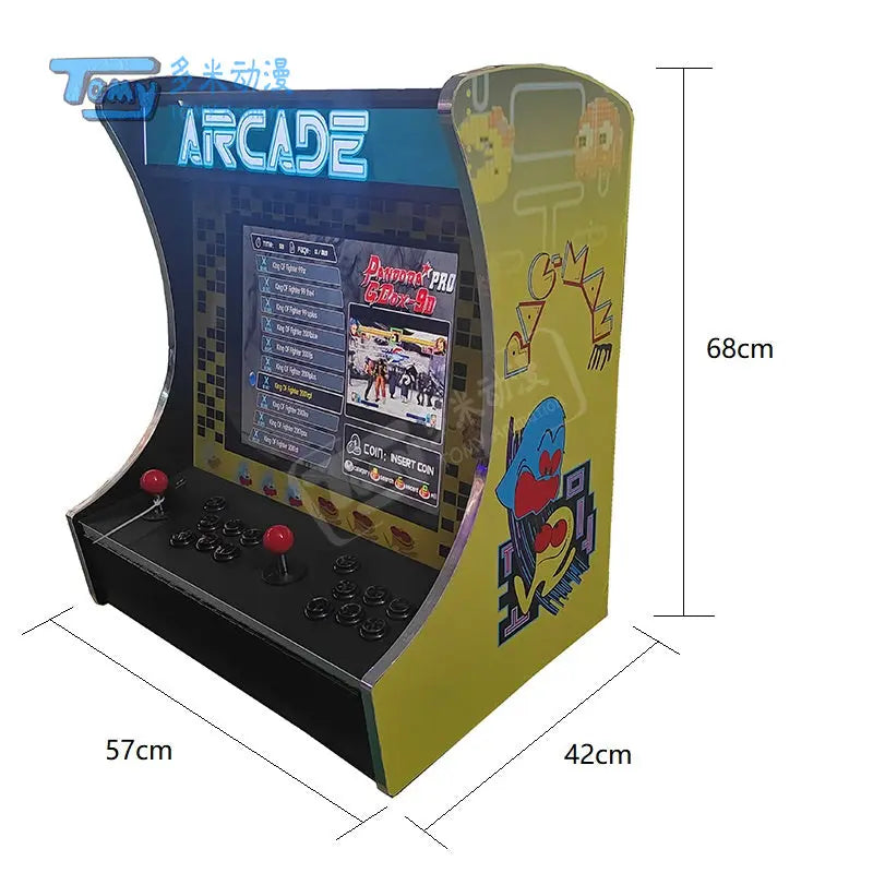 pacman arcade mini game machine Hot Selling FEC Coin Operated games for sale Wooden Arcade