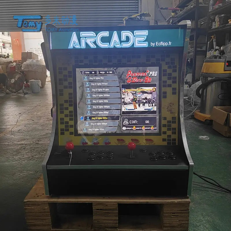 pacman arcade mini game machine Hot Selling FEC Coin Operated games for sale Wooden Arcade