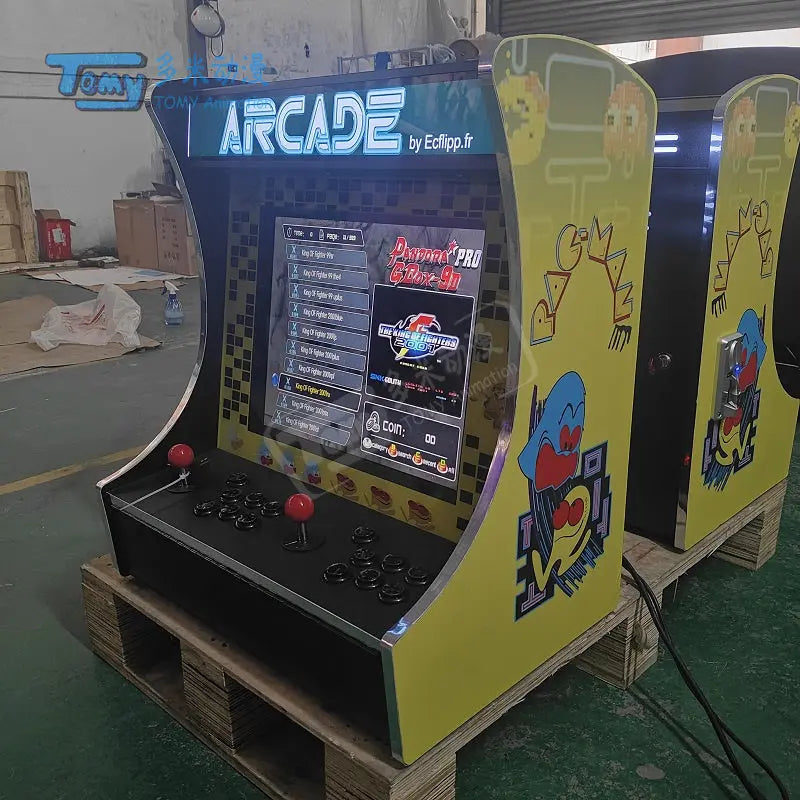 pacman arcade mini game machine Hot Selling FEC Coin Operated games for sale Wooden Arcade