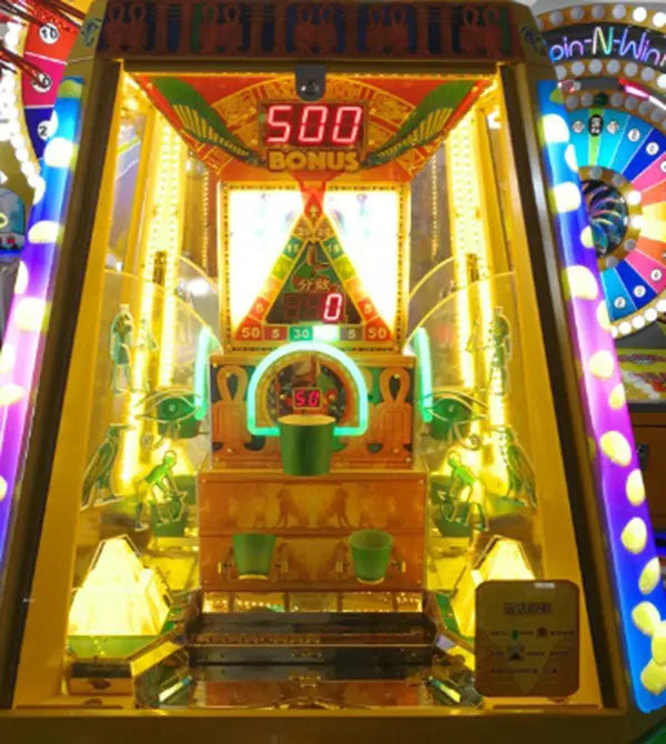 Pyramid-Power-Lottery-Redemption-game-machine-Amusement-Coin-Operated-Cycle-System-Ticket-Redemption-Electronic-games-Tomy-Arcade